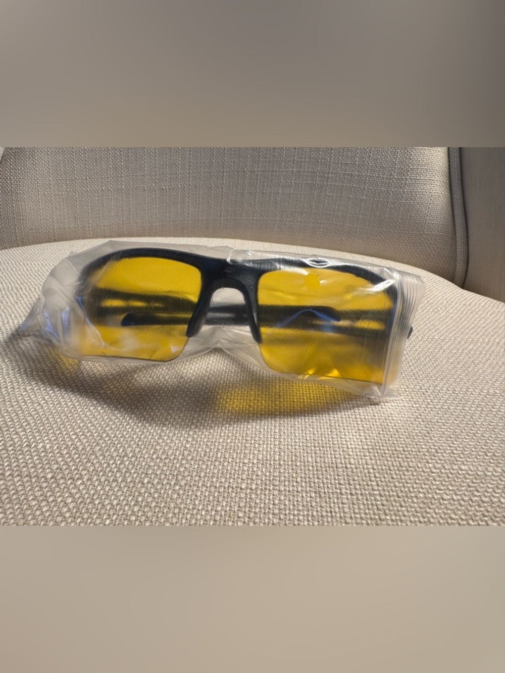 Black Frame Yellow Lens Anti-Glare Computer Glasses